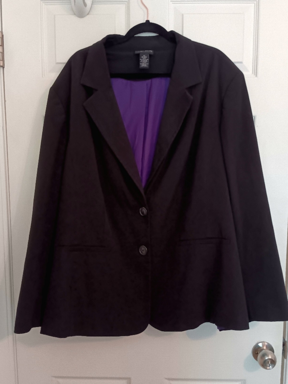 Maggie Barnes 4X 30/32W Black Blazer